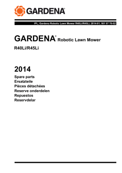IPL, Gardena Robotic Lawn Mower R40Li/R45Li, 2014-01