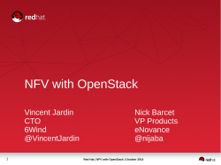 NFV with OpenStack
