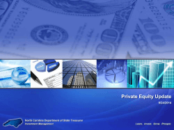 Private Equity Update