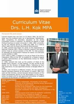 Biography Drs. L.H. Kok MPA