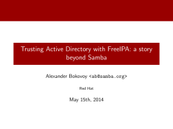 Trusting Active Directory with FreeIPA: a story beyond
