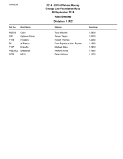 Division 1 IRC