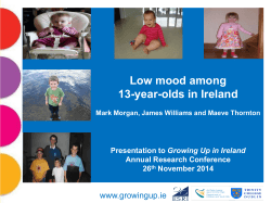 Low mood among 13-year-olds in Ireland