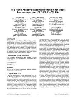 IPB-frame Adaptive Mapping Mechanism for Video