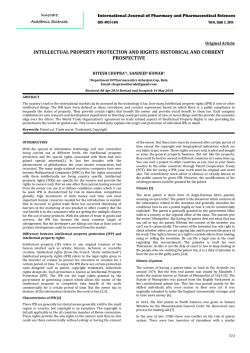 intellectual property protection and rights