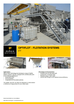 OPTIFLOT - FLOTATION SYSTEMS IPF