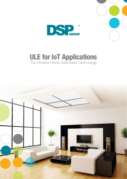 ULE for IoT Applications