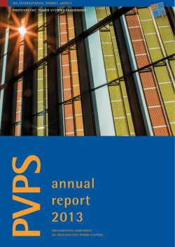 Annual Report 2013 - International Year of Light
