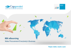 IBX eSourcing
