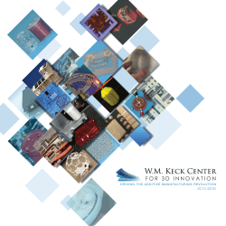 Download our Brochure - WM Keck Center for 3D Innovation
