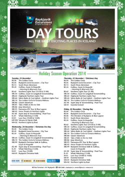 Holiday Season operation 2014