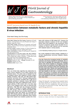 PDF (785K) - World Journal of Gastroenterology