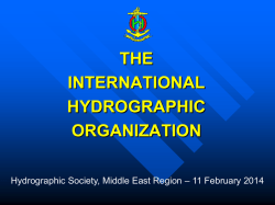 IHO Presentation to Middle East Region (Feb 14)