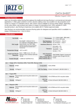 Jazz Data Sheet
