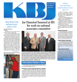 Joe Dumstorf honored at IBS for work on national associates