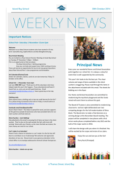 IBS- October 30th Newsletter copy