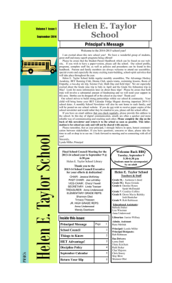 2014 HET September Newsletter