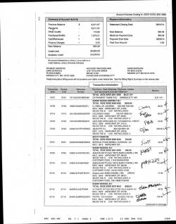 July 2014 VISA - Ouray School District R-1