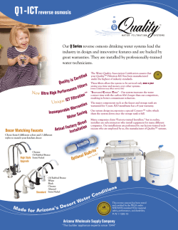 Q1-ICT - Arizona Wholesale Supply