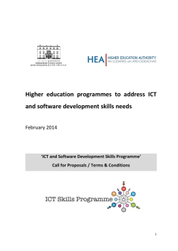ICT Skills - Higher Education Authority