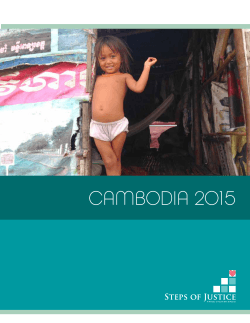 2015 Cambodia Outreach Guide