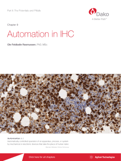 IHC Guidebook - Automation in IHC - Chapter 9