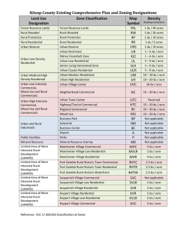 Zoning Structure Table - Kitsap County Government