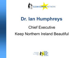 Dr. Ian Humphreys - The Clean Europe Network