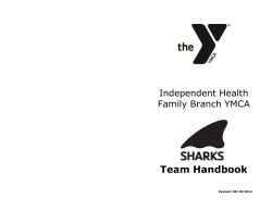 Team Handbook - YMCA Buffalo Niagara