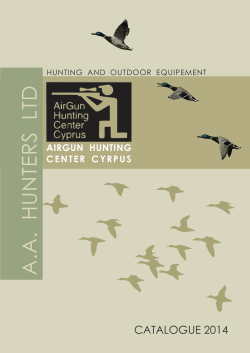 A .A . H U N TER S LTD - Airgun Hunting Center Cyprus