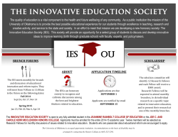 IES OU - The University of Oklahoma