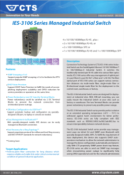 IES-3106 Series Managed Industrial Switch