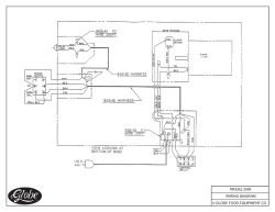 MODEL 2500 WIRING DIAGRAM © GLOBE FOOD EQUIPMENT CO.
