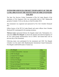 IFE Cricket Tournament 2014.docx - The Institution of Fire Engineers