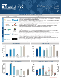 Tech-Enabled Services Monthly July 2014 in