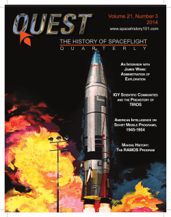 THE HISTORY OF SPACEFLIGHT