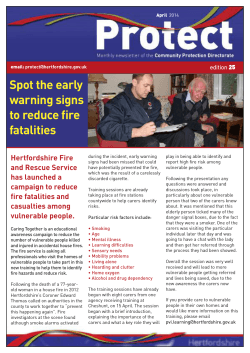 Community Protection newsletter Apr 2014