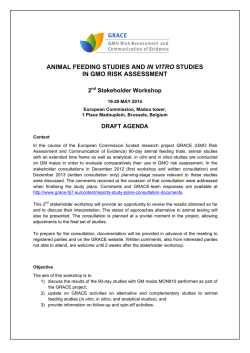 information and workshop agenda