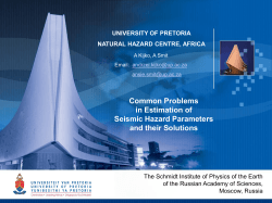 Common Problems in Estimation of Seismic Hazard Parameters and