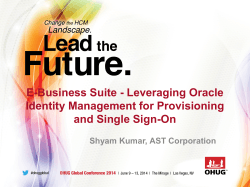 E-Business Suite - Leveraging Oracle Identity