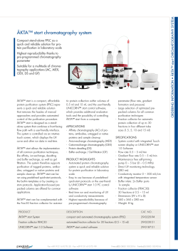 ÄKTA™ start chromatography system