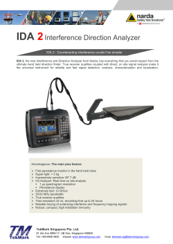 IDA 2Interference Direction Analyzer