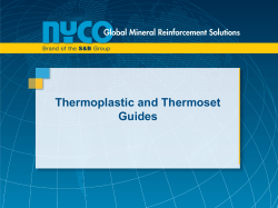 Thermoplastic and Thermoset Guides