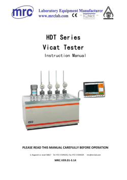 HDT Series Vicat Tester