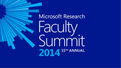 FFE #1 - Microsoft Research