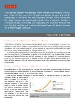 Industrial Facilities Model (IFM) Brochure