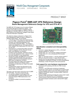Pigeon Point BMR-A2F-VPX Reference Design