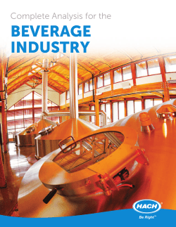 BEVERAGE INDUSTRY - Pacific Laboratory Products