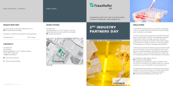 Program [PDF] - Fraunhofer FEP
