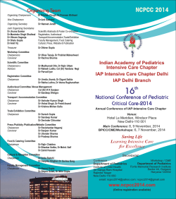 NCPCC 2014 - PICC India